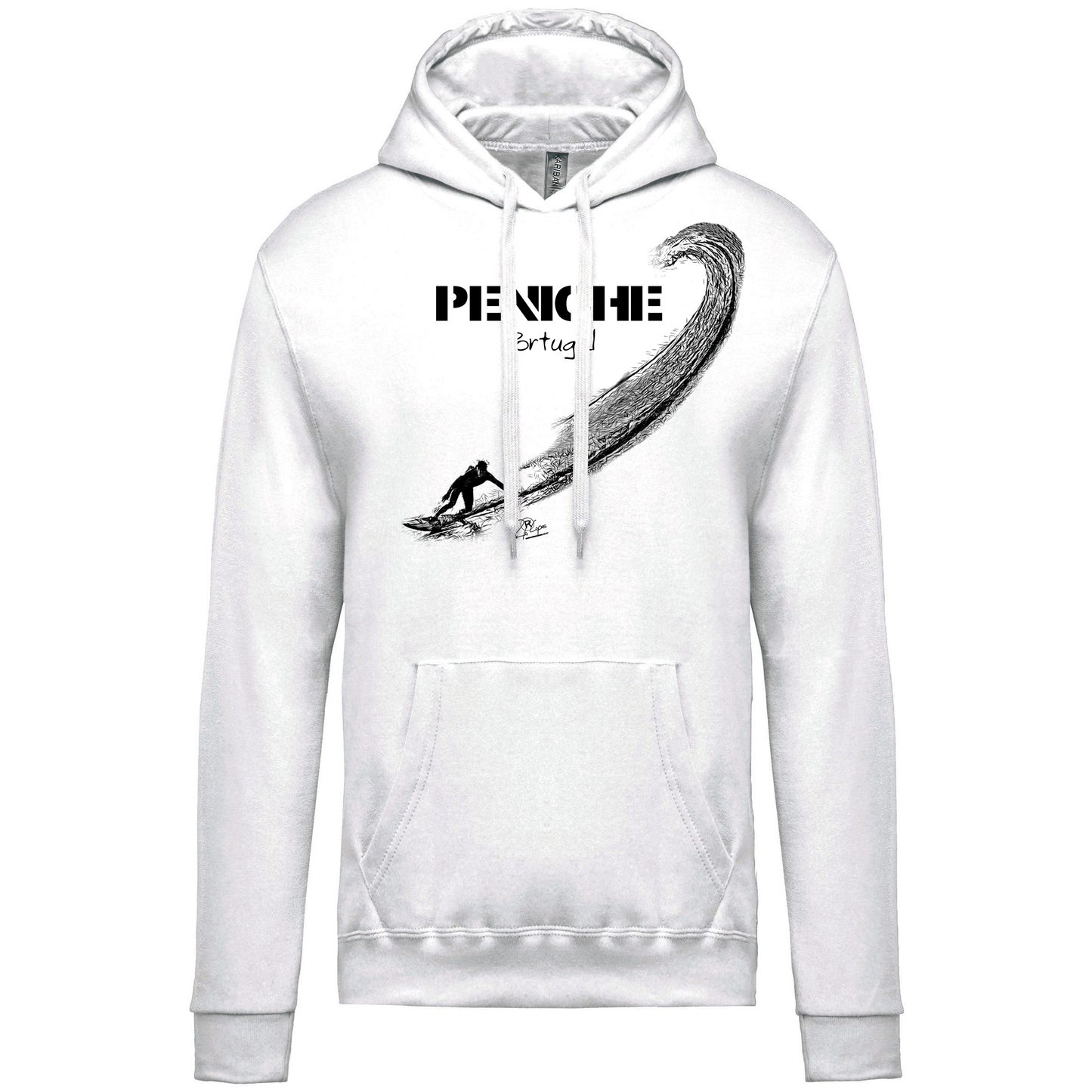 Sweatshirt Kariban com Capuz Surf Peniche