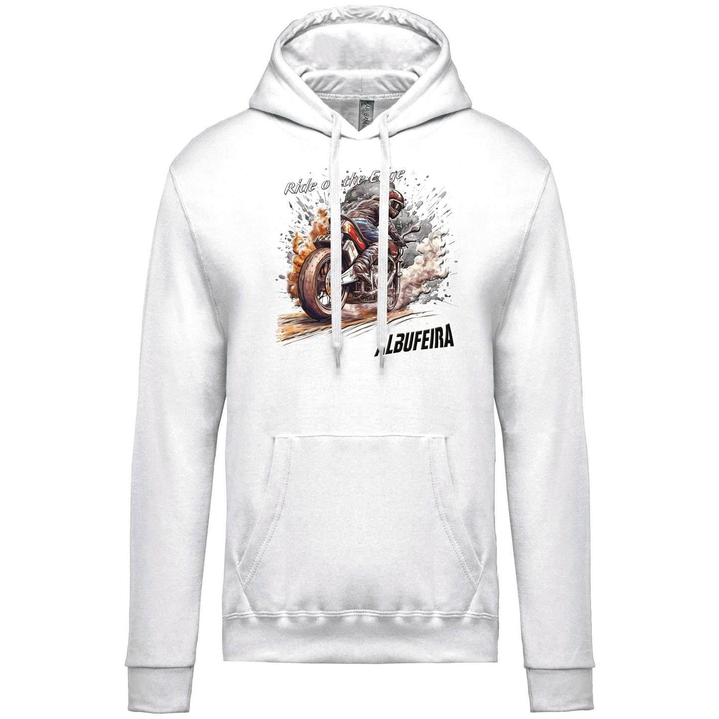 Sweatshirt Kariban com Capuz Ride on the Edge Albufeira