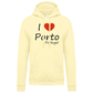 Sweatshirt Kariban com Capuz I Love Porto