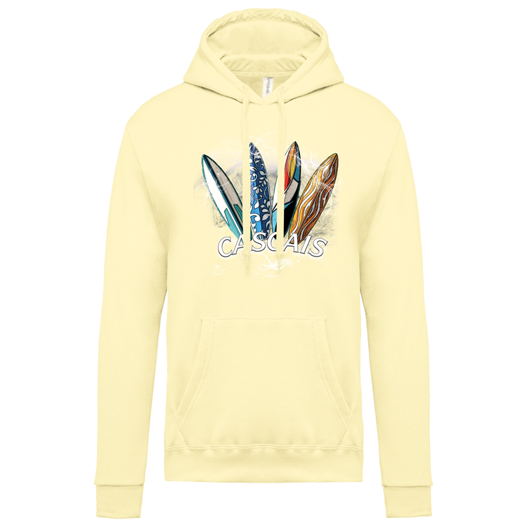 Sweatshirt Kariban com Capuz Surfboards Cascais