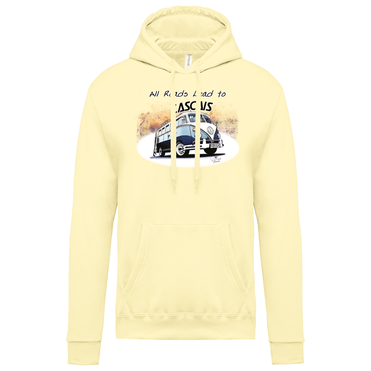 Sweatshirt Kariban com Capuz All Roads Lead to Cascais