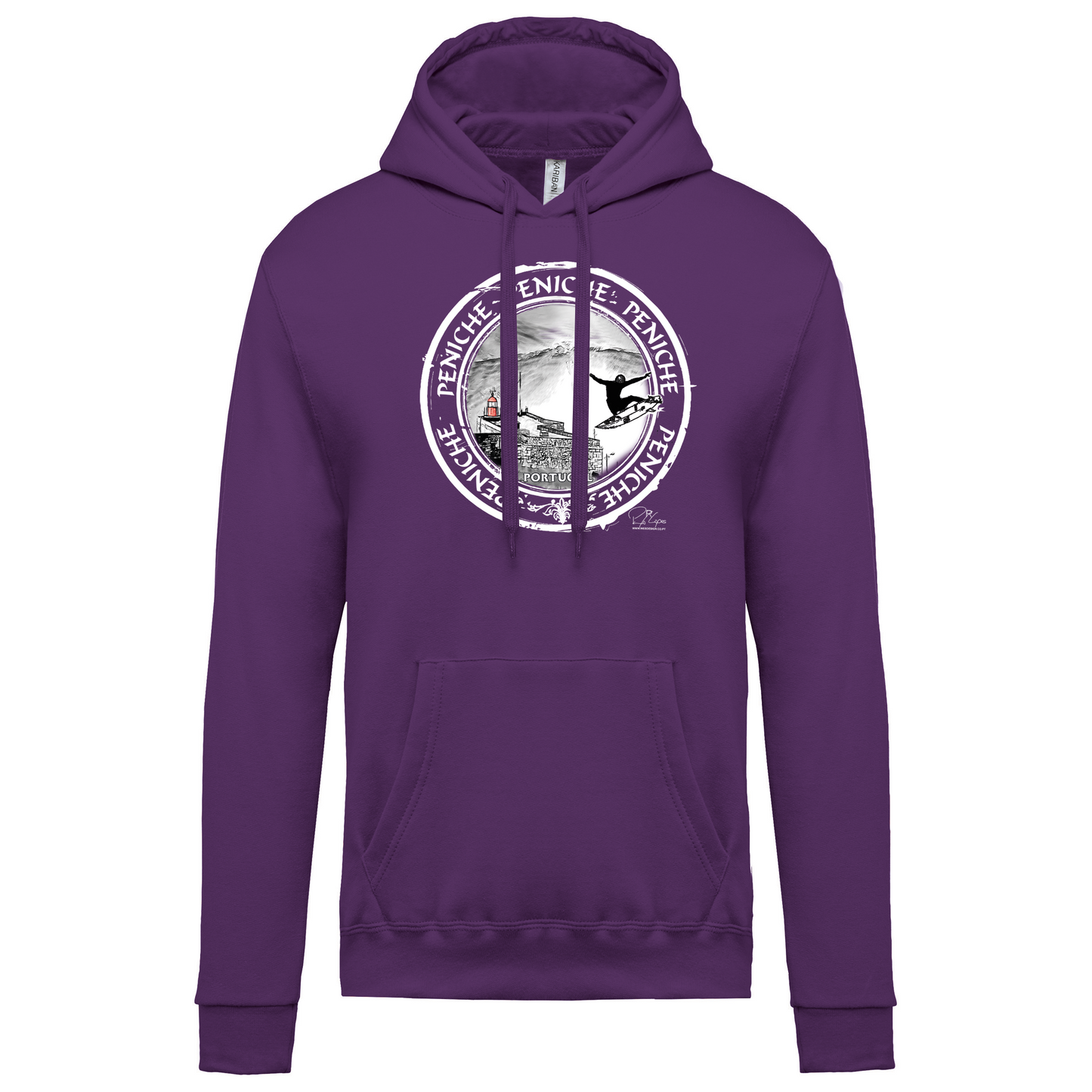Sweatshirt Kariban com Capuz Selo Peniche