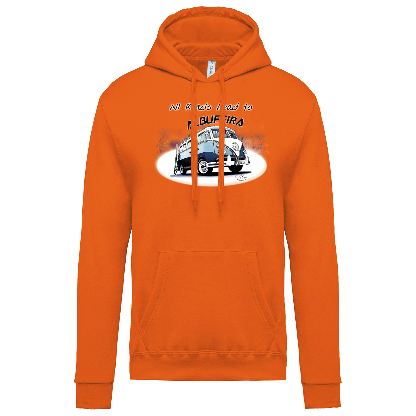 Sweatshirt Kariban com Capuz All Roads Lead to Albufeira