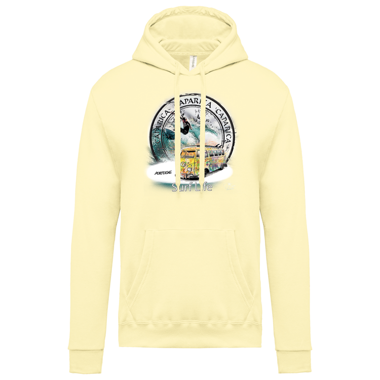 Sweatshirt Kariban com Capuz Surf Life Caparica
