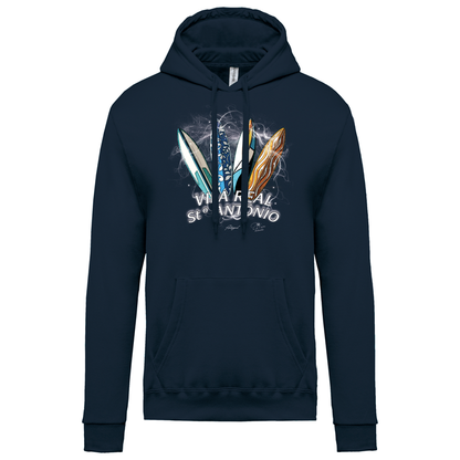 Sweatshirt Kariban com Capuz Surfboards Vila Real Stº António