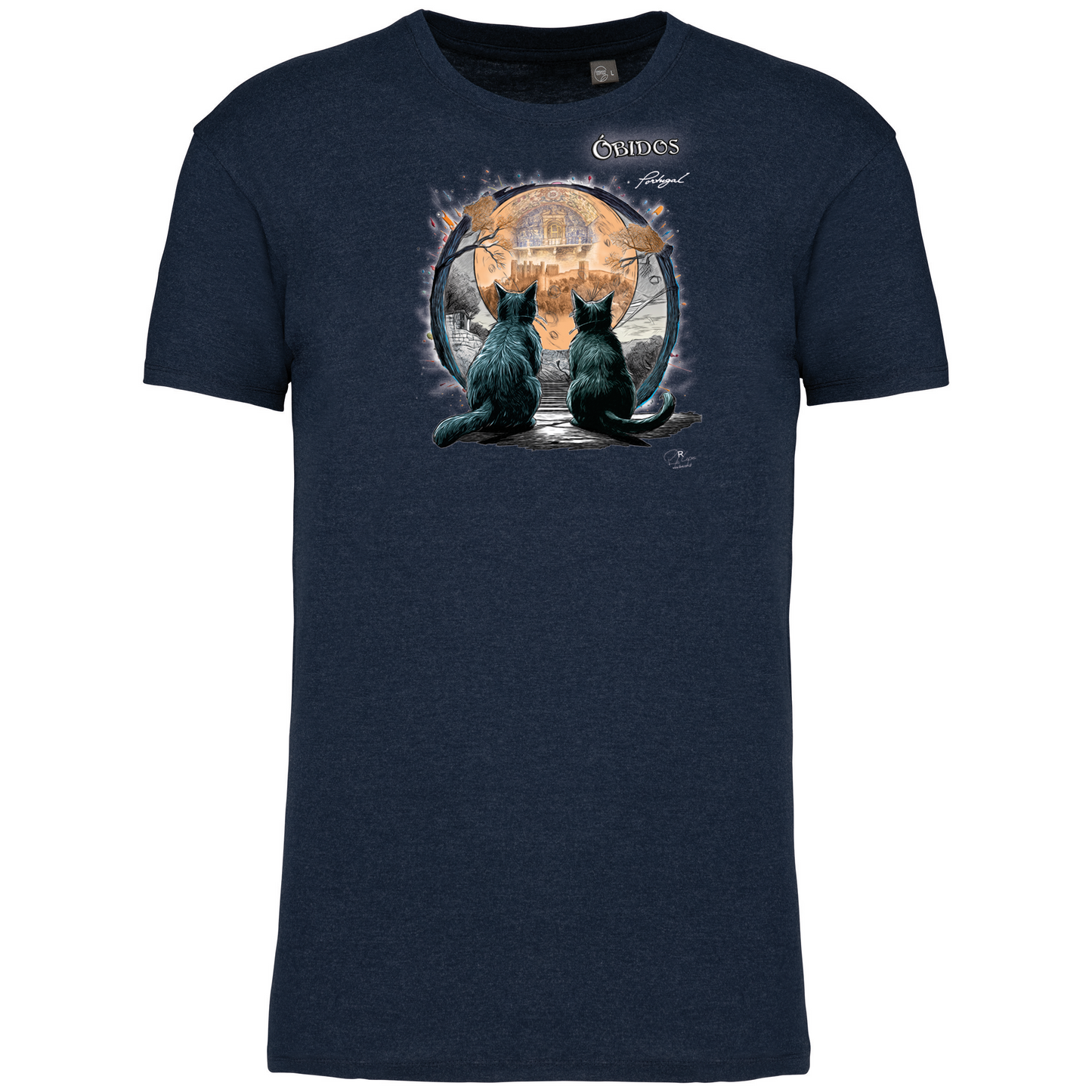 T-Shirt Algodão Biológico Luar Óbidos