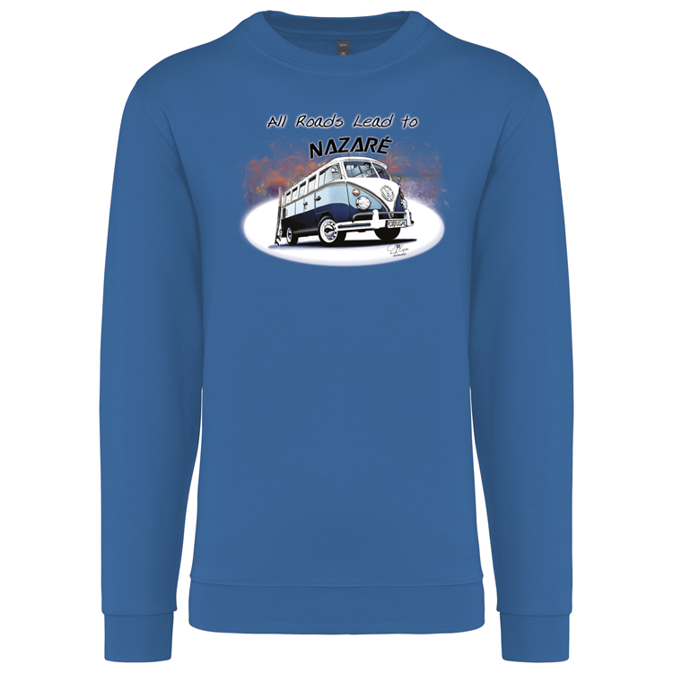 Sweatshirt Kariban sem Capuz All Roads Lead to Nazaré