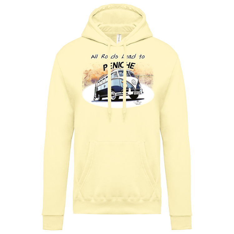 Sweatshirt Kariban com Capuz All Roads Lead to Peniche