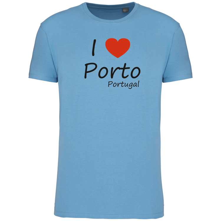 T-Shirt Algodão Biológico I Love Porto