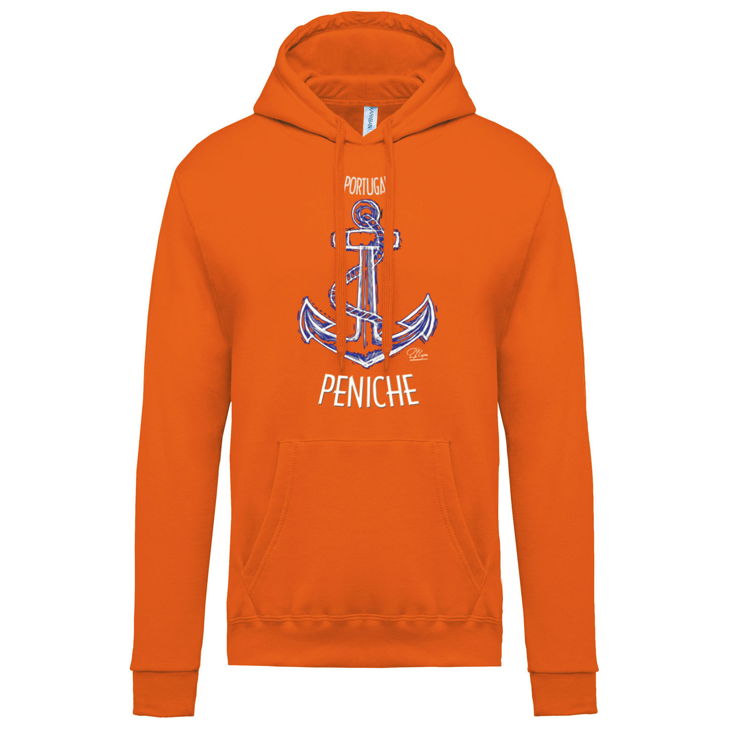Sweatshirt Kariban com Capuz Âncora Peniche