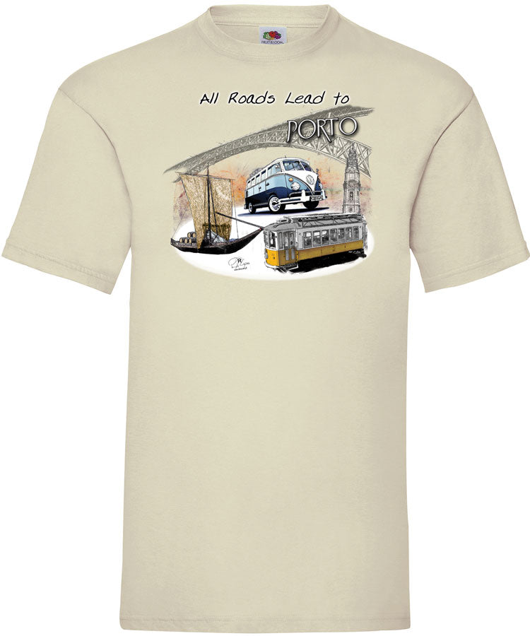 T-shirt All Roads Lead to Porto