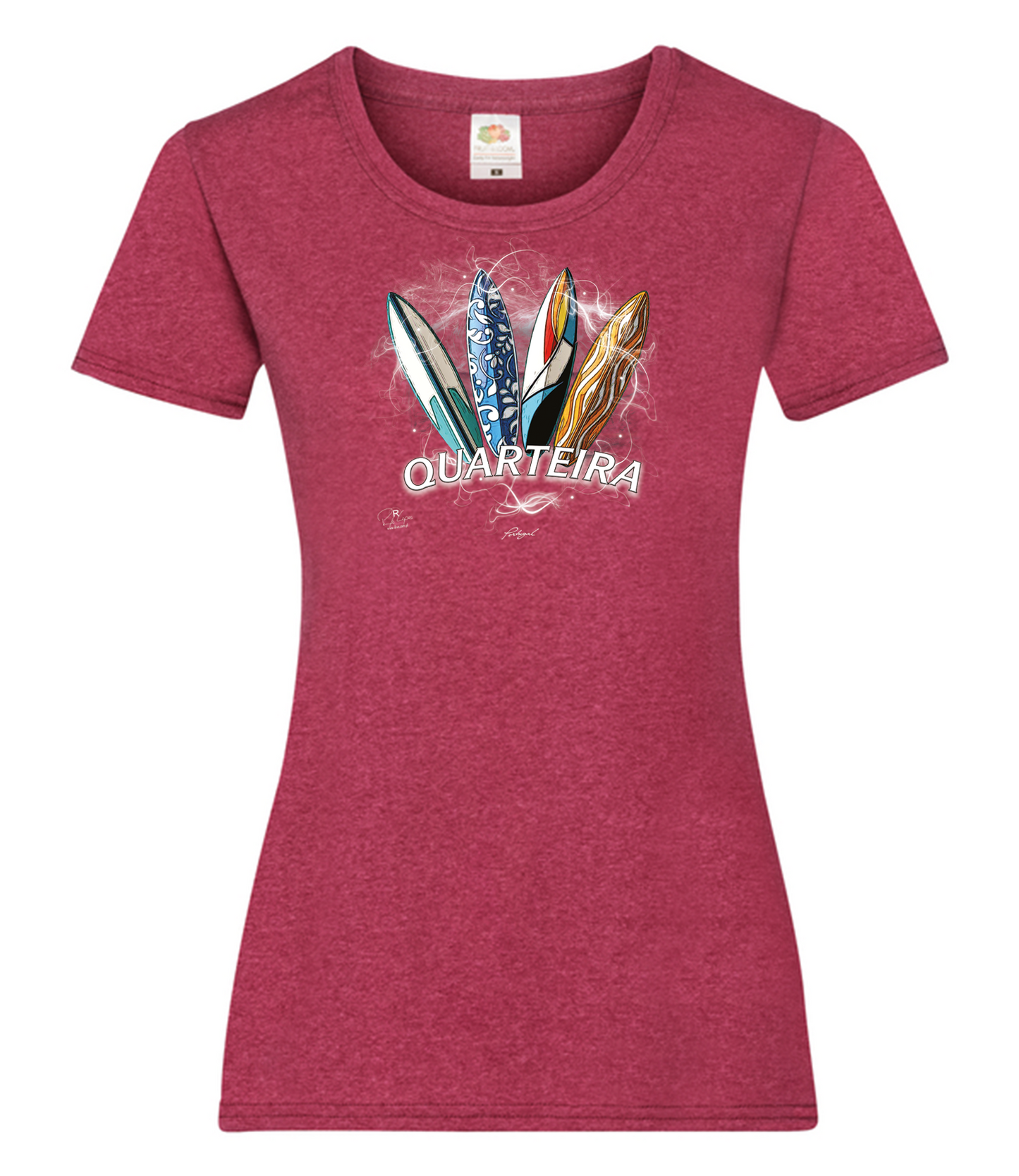 T-shirt Senhora Surfboards Quarteira