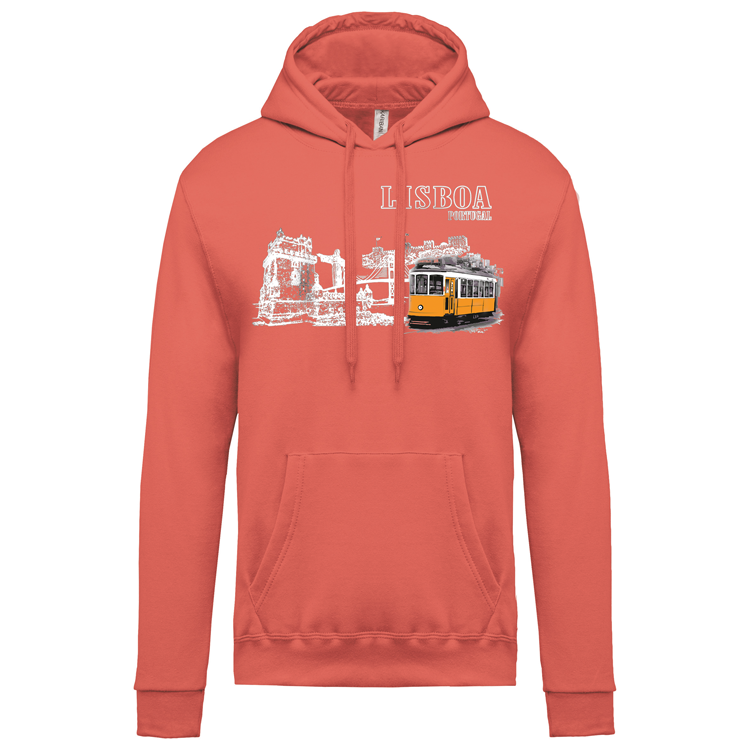 Sweatshirt Kariban com Capuz Monumentos Lx