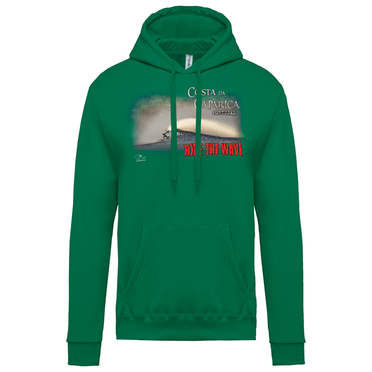 Sweatshirt Kariban com Capuz Ride the Wave Caparica