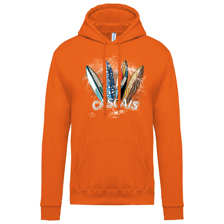 Sweatshirt Kariban com Capuz Surfboards Cascais