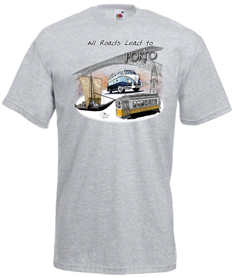 T-shirt All Roads Lead to Porto
