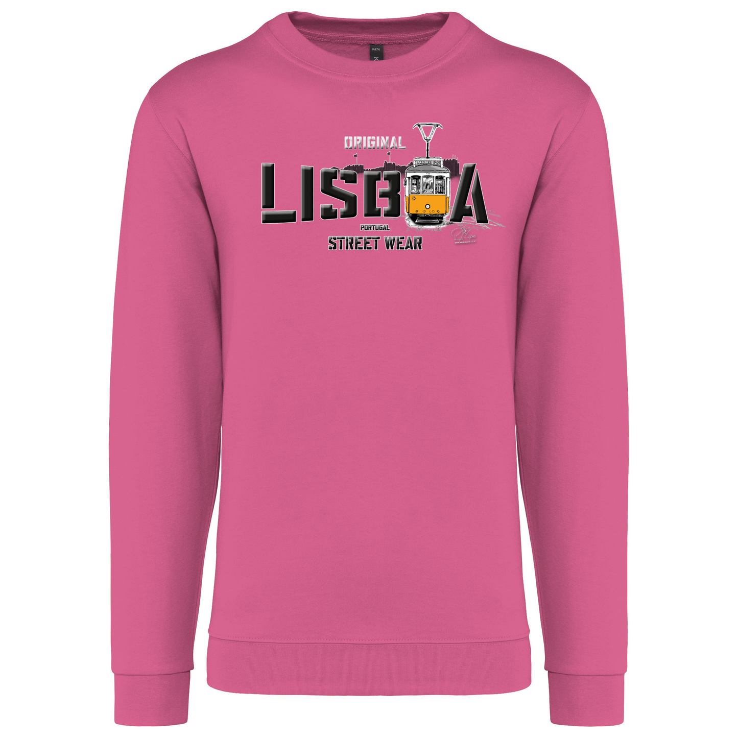 Sweatshirt Kariban sem Capuz Original Lisboa