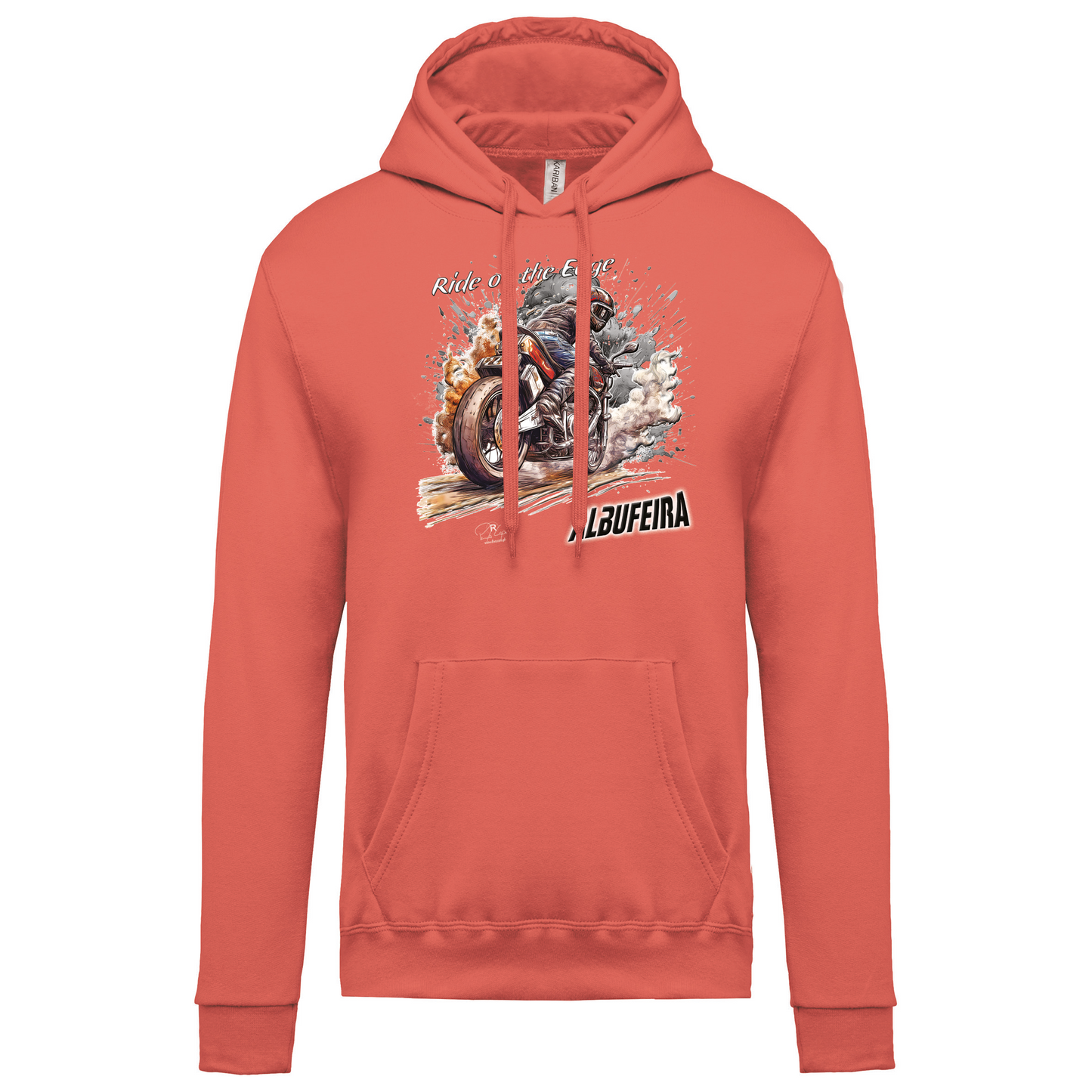 Sweatshirt Kariban com Capuz Ride on the Edge Albufeira