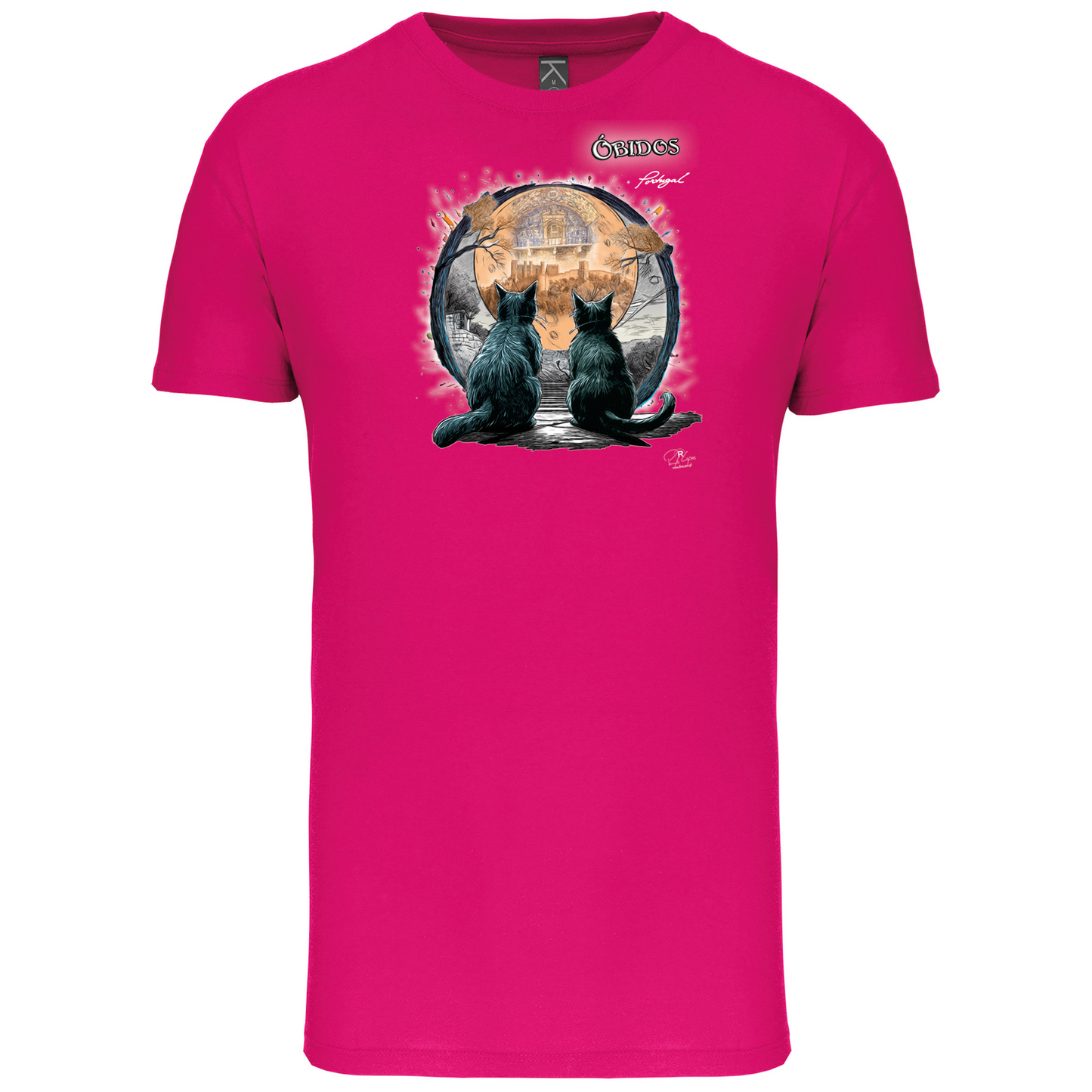T-Shirt Algodão Biológico Luar Óbidos