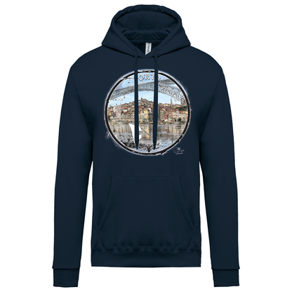 Sweatshirt Kariban com Capuz Selo Porto