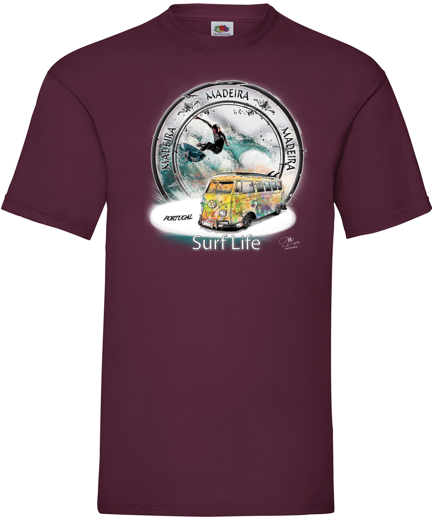 T-shirt Surf Life Madeira