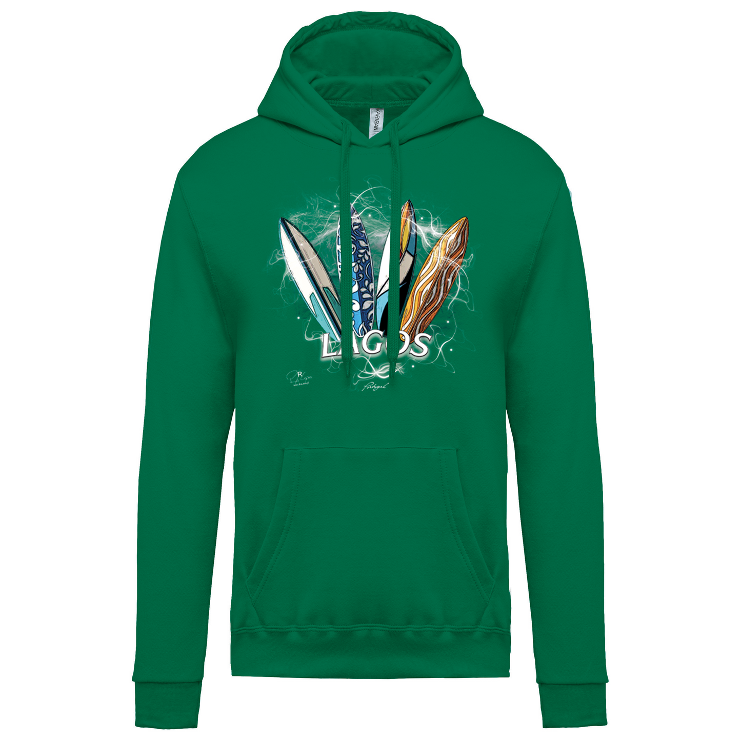 Sweatshirt Kariban com Capuz Surfboards Lagos
