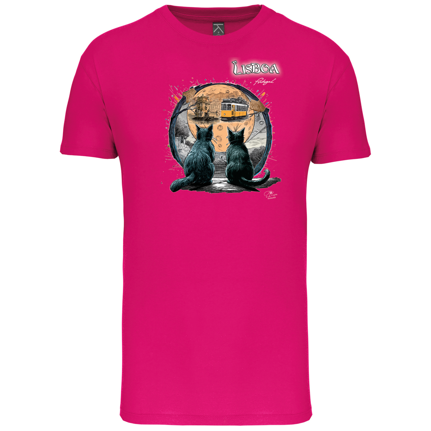 T-Shirt Algodão Biológico Luar Lisboa