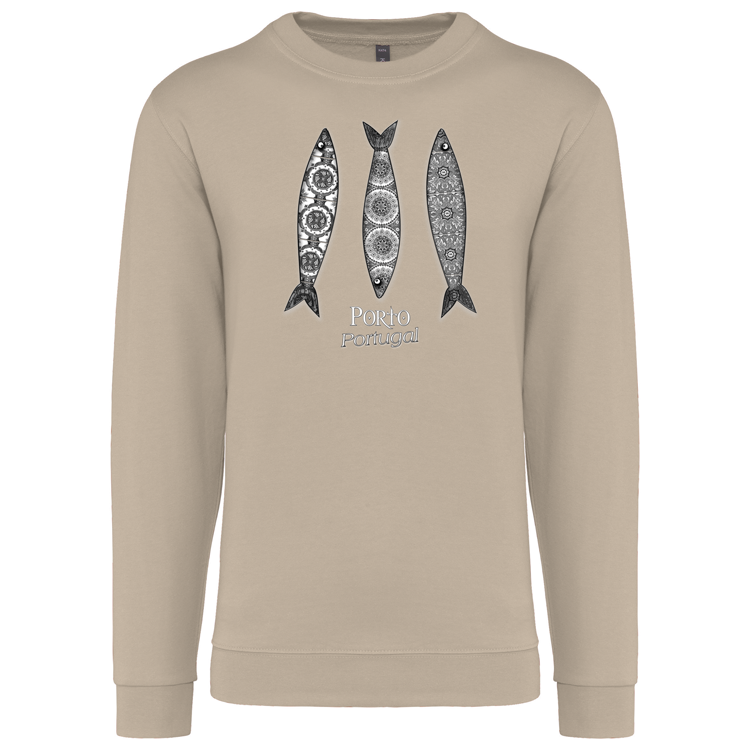 Sweatshirt Kariban sem Capuz 3 Sardinhas Porto