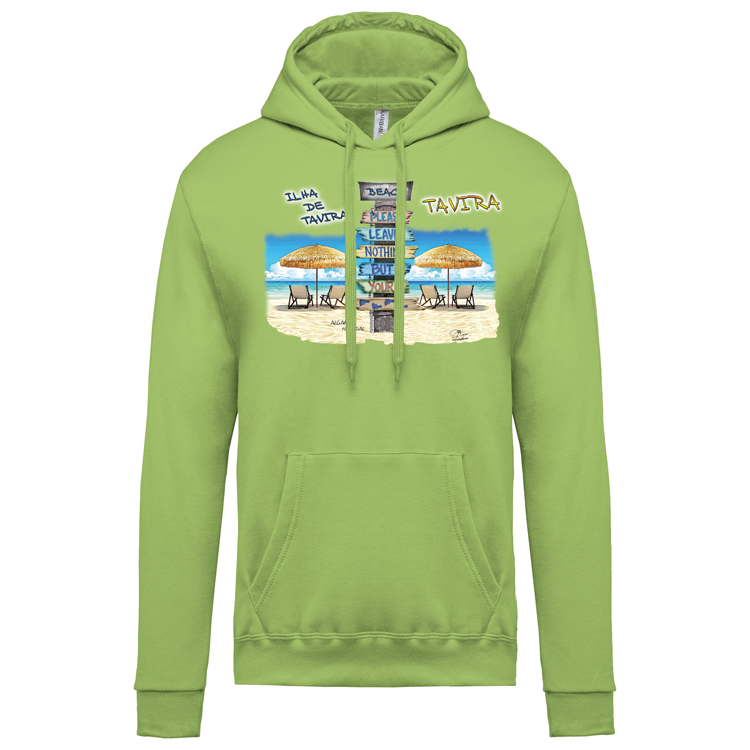 Sweatshirt Kariban com Capuz Pegadas Tavira