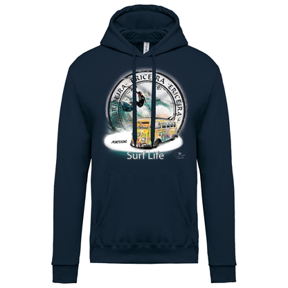 Sweatshirt Kariban com Capuz Surf Life Ericeira
