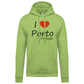 Sweatshirt Kariban com Capuz I Love Porto