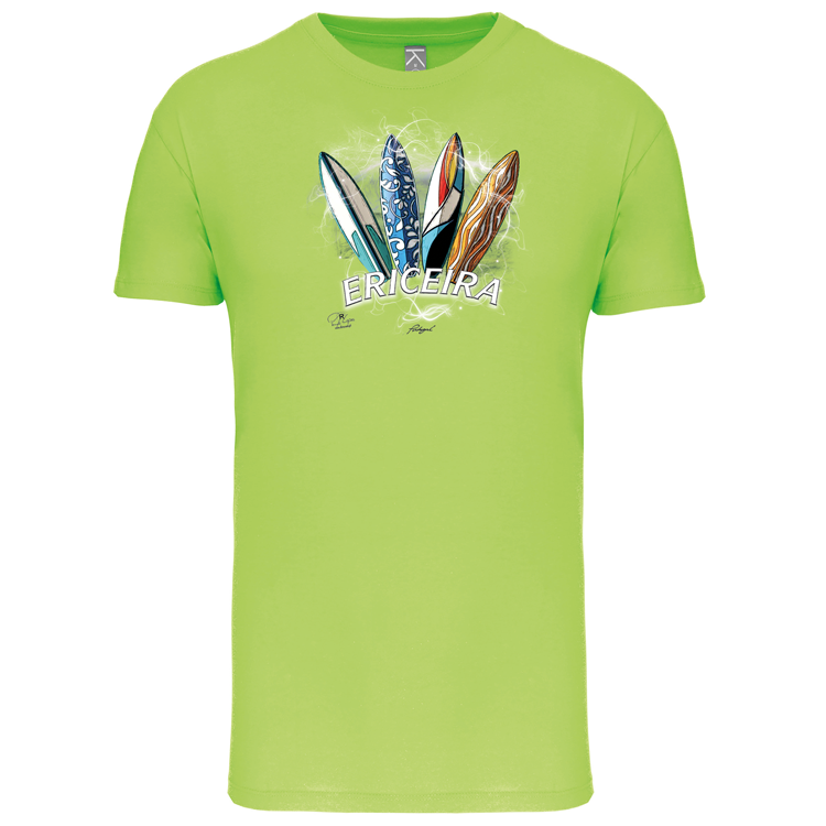 T-Shirt Algodão Biológico Surfboards Ericeira
