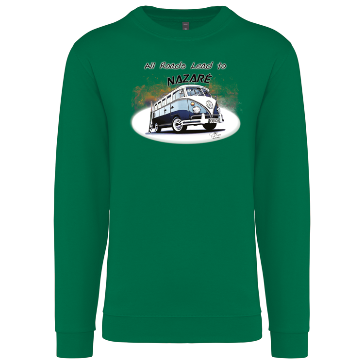 Sweatshirt Kariban sem Capuz All Roads Lead to Nazaré