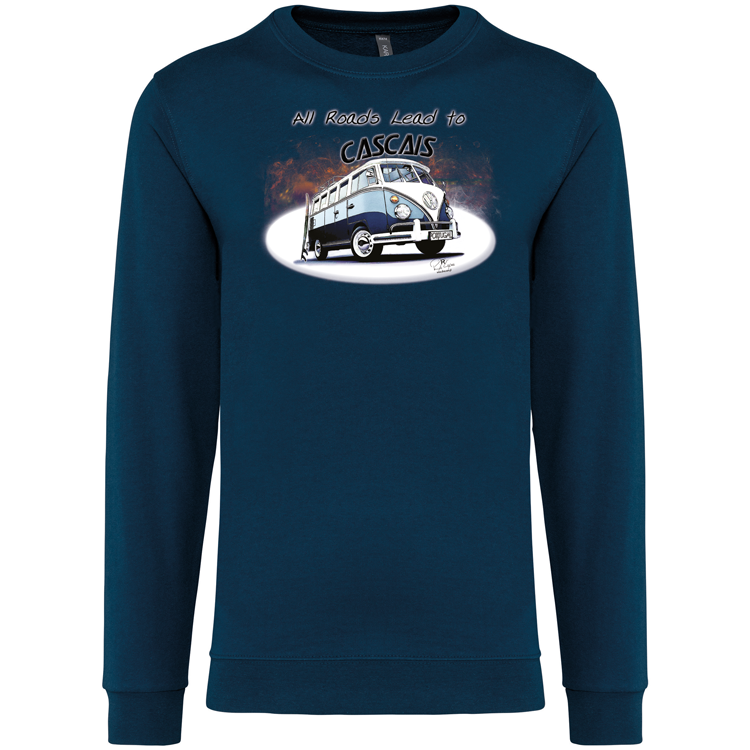 Sweatshirt Kariban sem Capuz All Roads Lead to Cascais