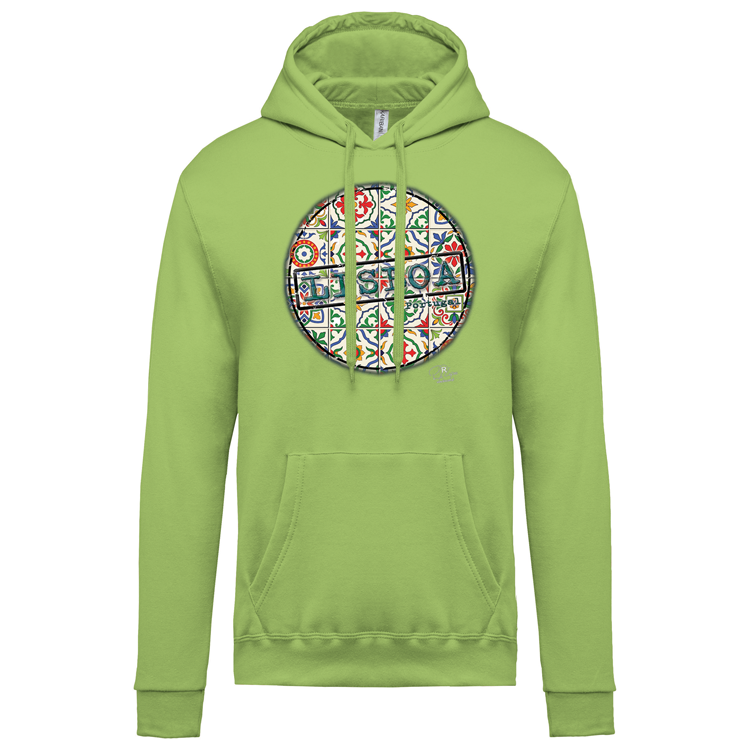 Sweatshirt Kariban com Capuz Pin Lisboa
