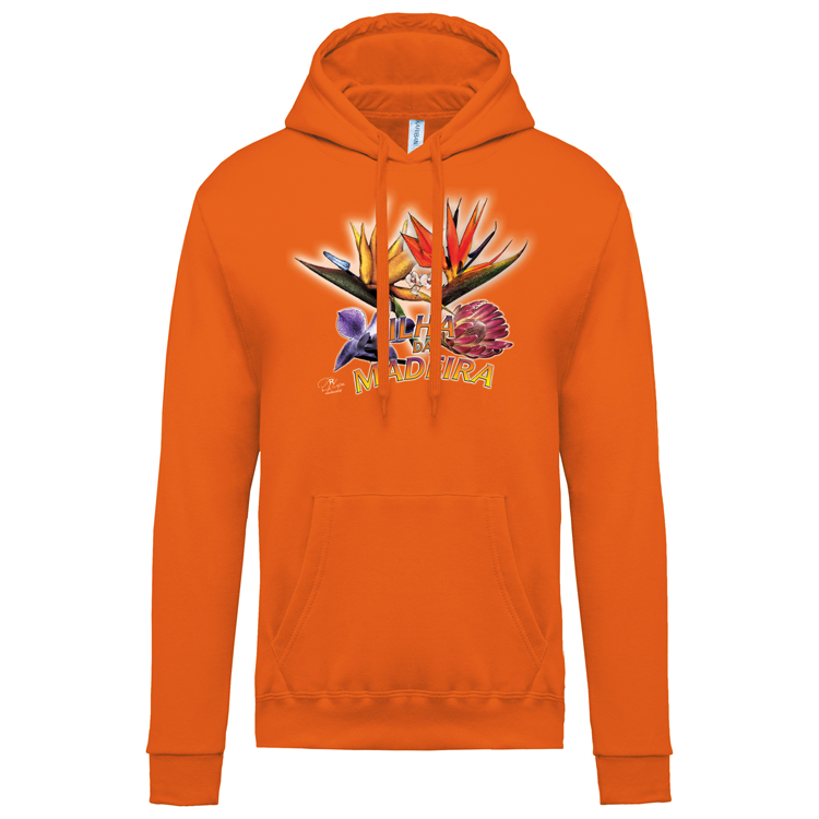 Sweatshirt Kariban com Capuz Estrelícias