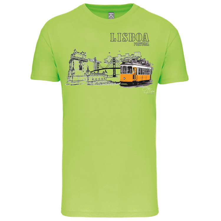 T-Shirt Algodão Biológico Monumentos Lisboa