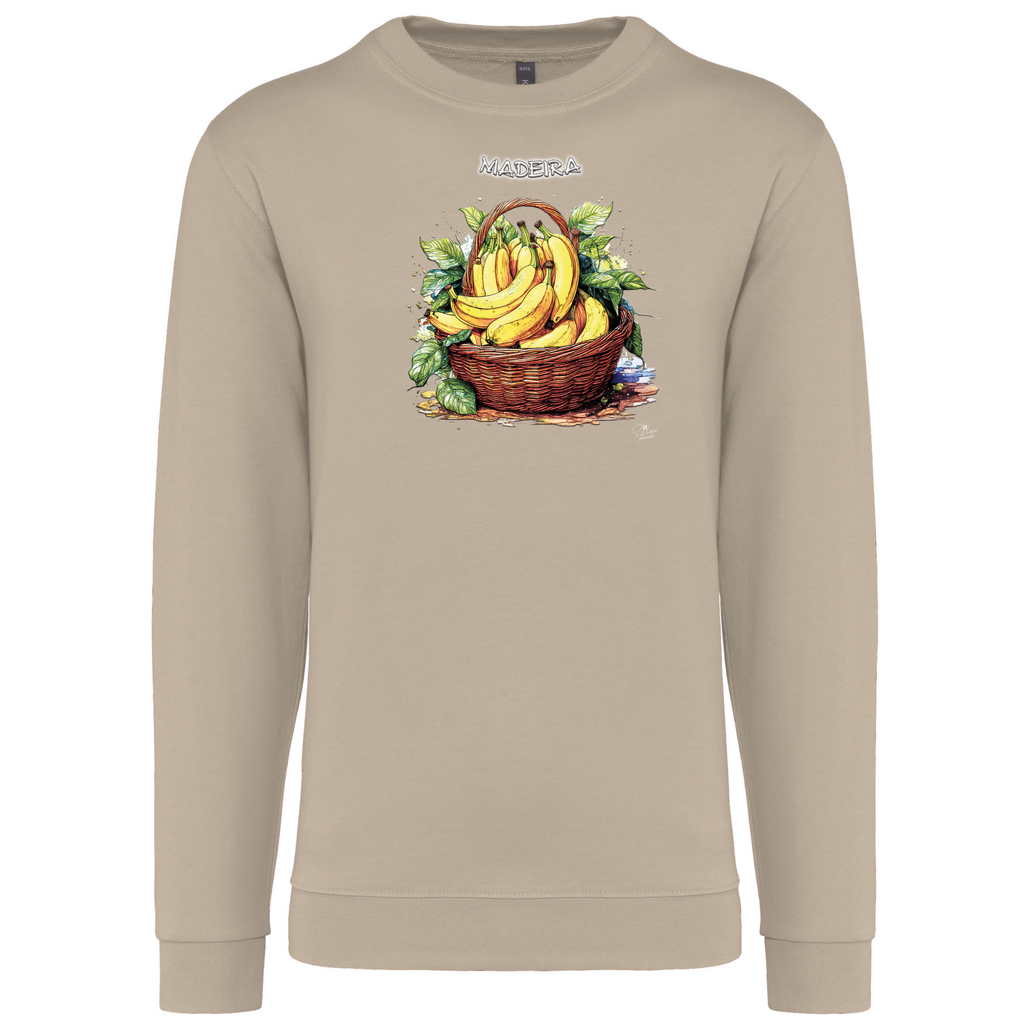 Sweatshirt Kariban sem Capuz Cesto Bananas