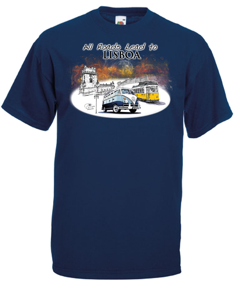 T-shirt All Roads Lead to Lisboa
