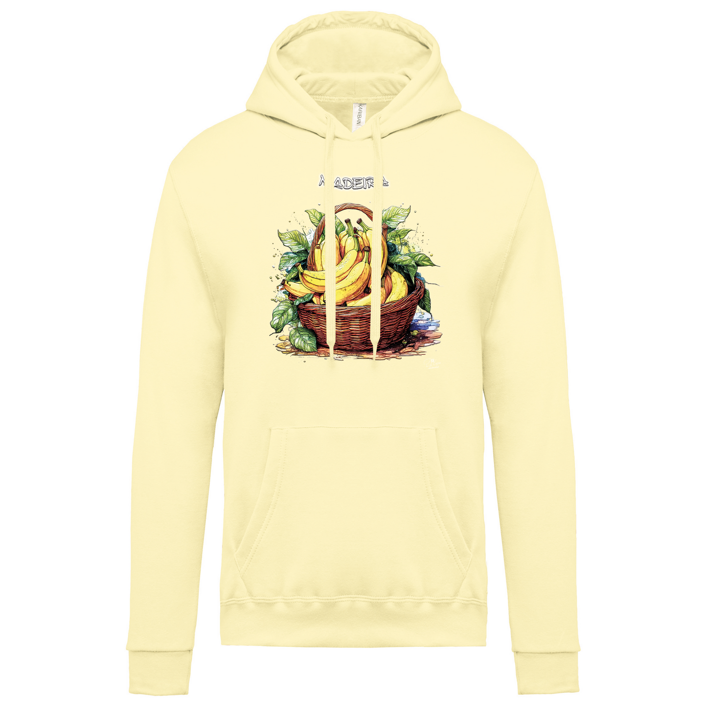 Sweatshirt Kariban com Capuz Cesto Bananas