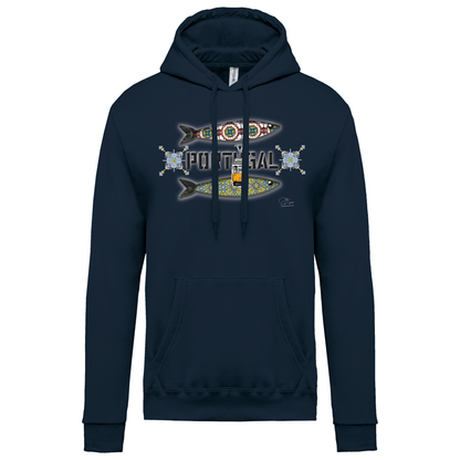 Sweatshirt Kariban com Capuz Duas Sardinhas Coimbra