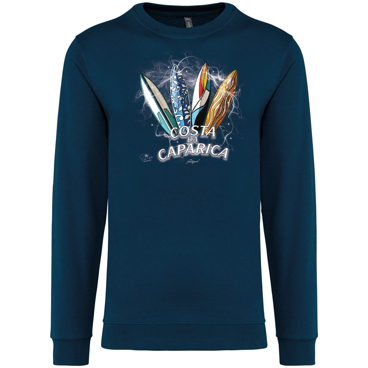 Sweatshirt Kariban sem Capuz Surfboards Costa da Caparica