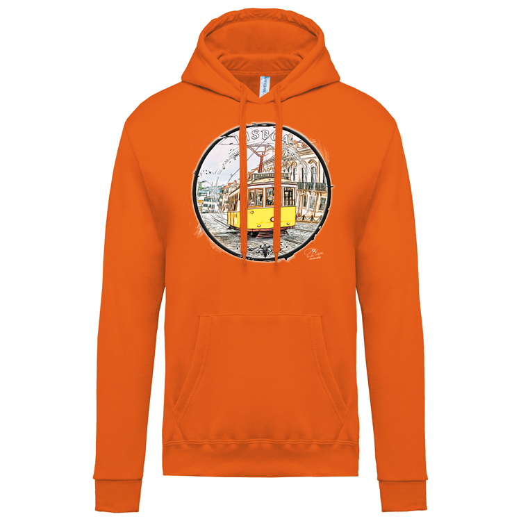 Sweatshirt Kariban com Capuz Calçada do Combro