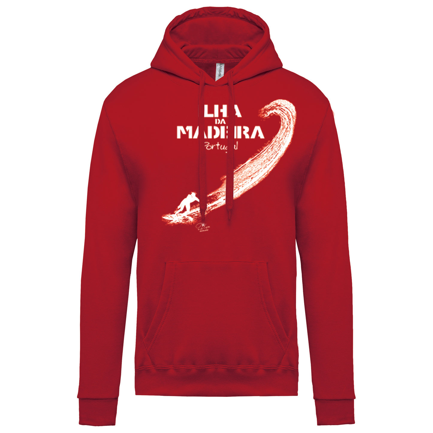 Sweatshirt Kariban com Capuz Surf Ilha da Madeira