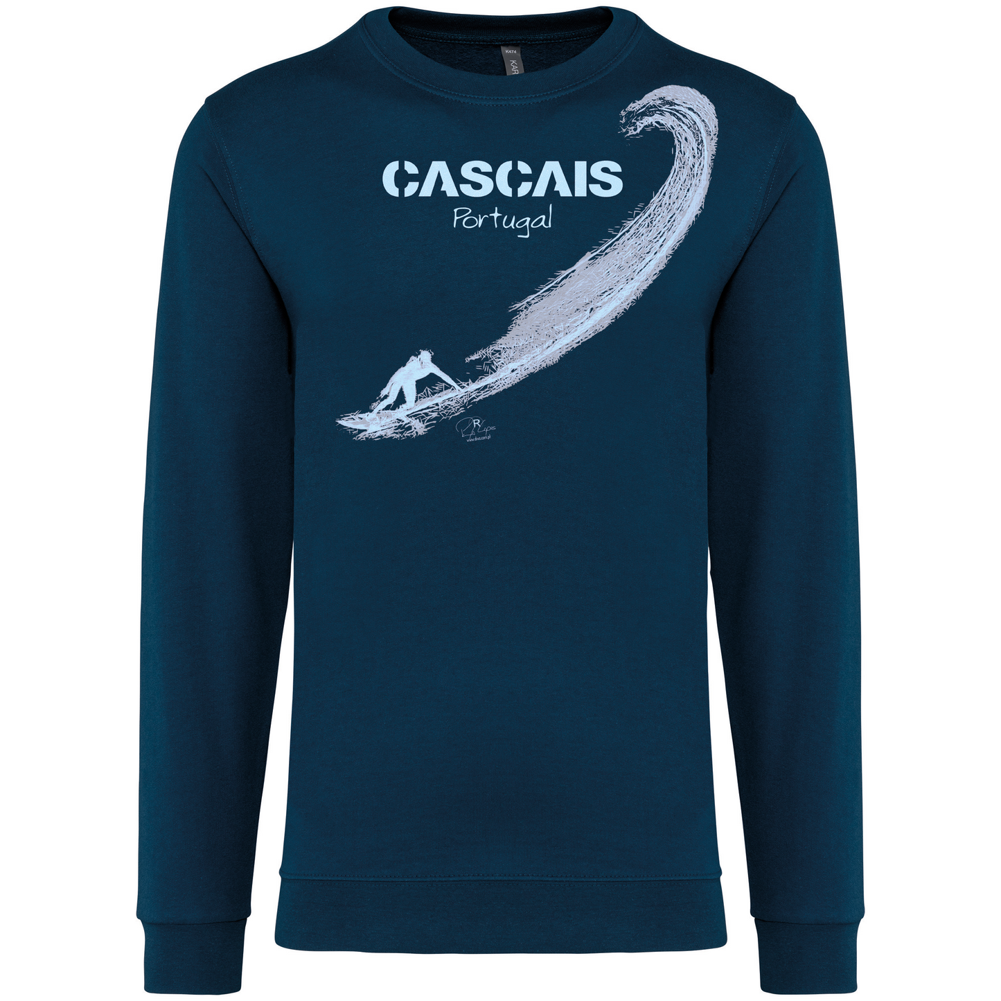 Sweatshirt Kariban sem Capuz Surf Cascais