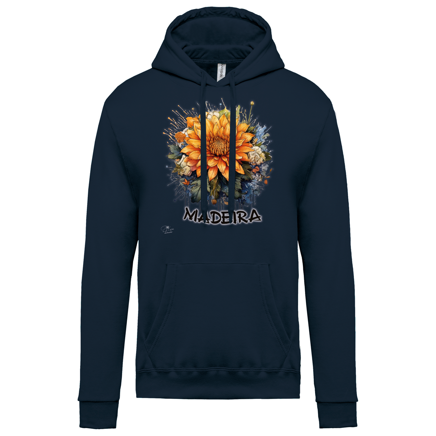 Sweatshirt Kariban com Capuz Arranjo Floral 1