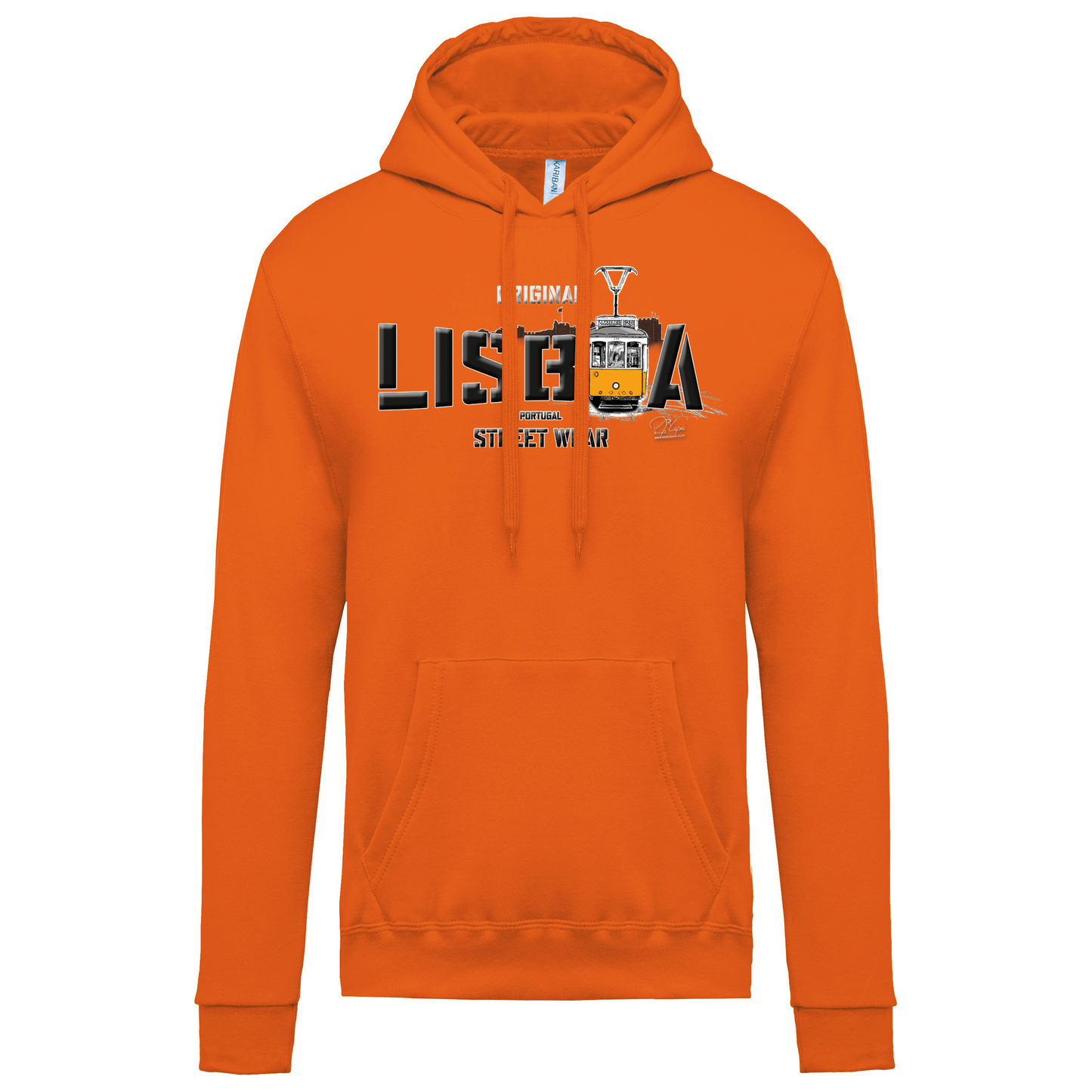 Sweatshirt Kariban com Capuz Original Lisboa