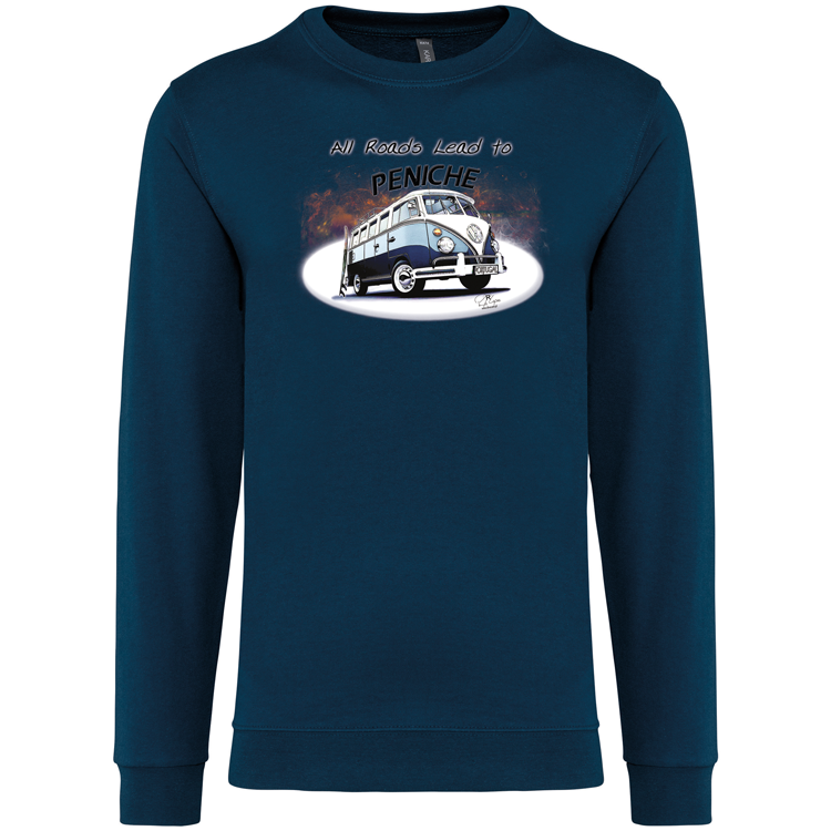 Sweatshirt Kariban sem Capuz All Roads Lead to Peniche