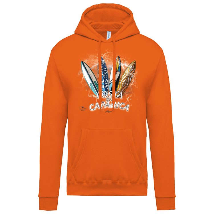 Sweatshirt Kariban com Capuz Surfboards Caparica