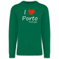 Sweatshirt Kariban sem Capuz I Love Porto